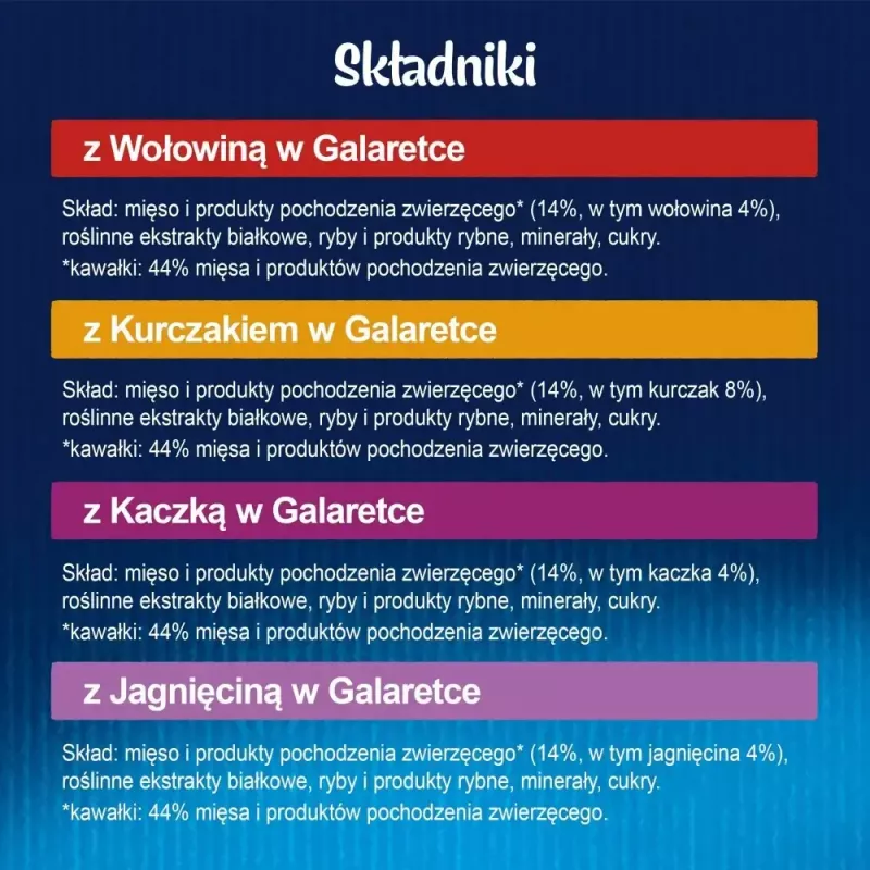 Šlapias kačių ėdalas Purina Nestlé PURINA Felix Countryside Selection multipaketas 120×85 g maišeliai, suaugusioms katėms, įvairūs skoniai, be glitimo