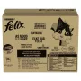 Šlapias kačių ėdalas Purina Nestlé PURINA Felix Countryside Selection multipaketas 120×85 g maišeliai, suaugusioms katėms, įvairūs skoniai, be glitimo
