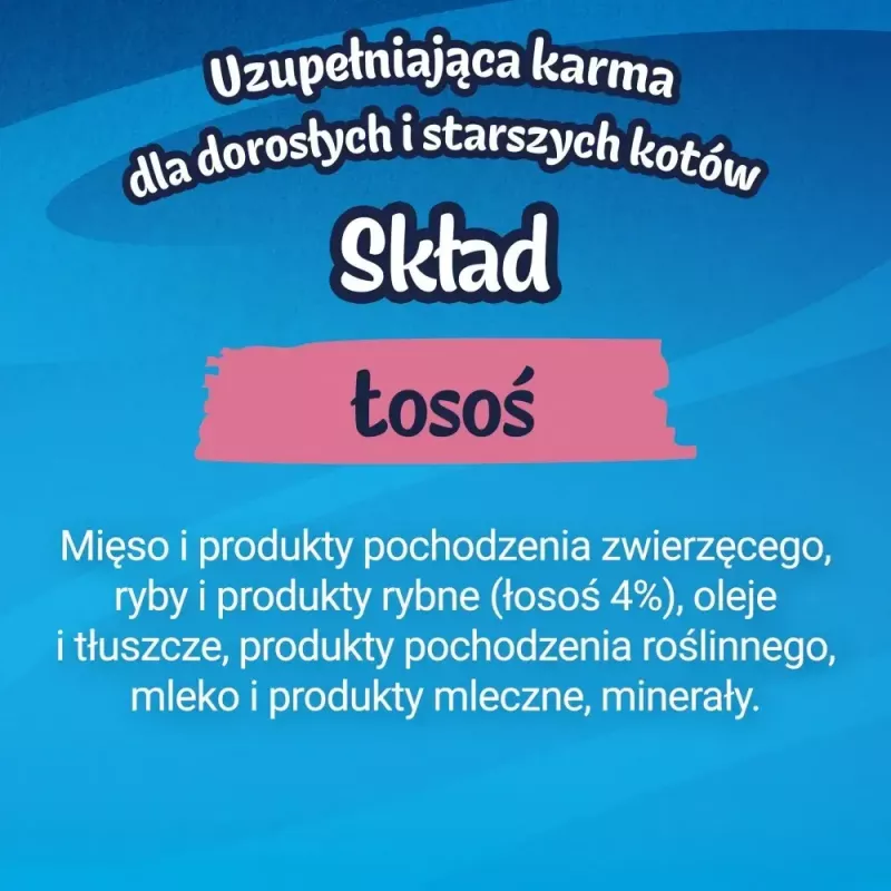 Šlapi skanėstai katėms Purina Felix Deli Moments lašišos pastos 4 x 10 g tūtelės