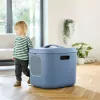 rotho Biala XL didelis plastikinis katės kraiko dėžė mėlyna su anglies filtru ir pakabinimo anga 576×499×614 mm 2,5 kg