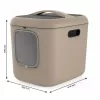 Kačių tualetas Rotho Biala XL Cappuccino – plastikinis padėklas su anglies filtru ir pakabinimo anga, 499×614×576 mm, 2,5 kg