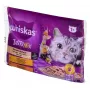 Šlapias kačių ėdalas Whiskas 85 g maišelis, suaugusioms katėms, 4 x 85 g, vištienos/ėrienos skonio, drėgnumas 83,5%, baltymai 7%