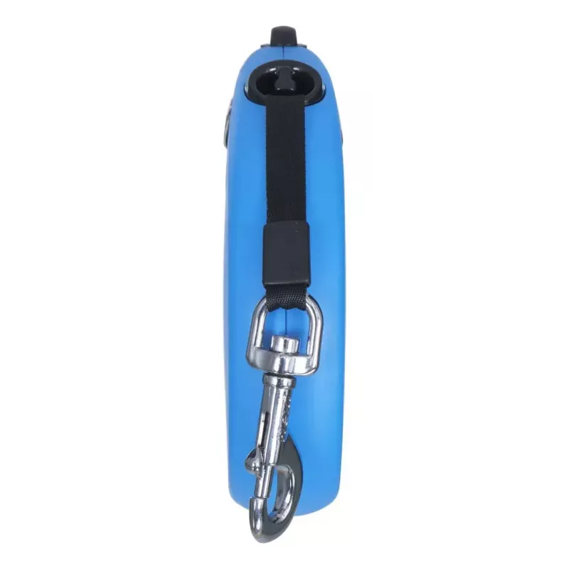Atitraukiamas pavadėlis Flexi New Classic 8 m — virvelinis pavadėlis, mėlynas, L, max apkrova 50 kg
