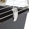 Narvas jūrų kiaulytėms FERPLAST Casita 80 780×480×500 mm, metalas ir plastikas, pilka/juoda-balta
