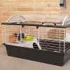 Narvas jūrų kiaulytėms FERPLAST Casita 80 780×480×500 mm, metalas ir plastikas, pilka/juoda-balta
