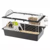 Narvas jūrų kiaulytėms FERPLAST Casita 80 780×480×500 mm, metalas ir plastikas, pilka/juoda-balta