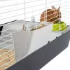Narvas FERPLAST Casita 120 triušiams ir jūrų kiaulytėms, metalas/plastikas, 1190×580×600 mm, baltas/taupe