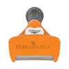 FURminator FUR151388 šalinimo šepetys vidutiniams šunims (10–25 kg), trumpas kailis, pilkai oranžinis