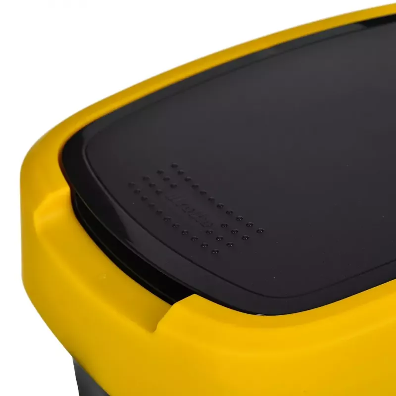 Trijų sekcijų atliekų rūšiuotuvas rotho Twist 3 × 25 L (technopolimeras, juoda, 252×333×476 mm)