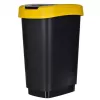 Trijų sekcijų atliekų rūšiuotuvas rotho Twist 3 × 25 L (technopolimeras, juoda, 252×333×476 mm)