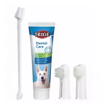 Pirštinis šepetėlis šunims Trixie 2561, vienetinis minkštas silikoninis šepetėlis mažiems šunims ir šuniukams