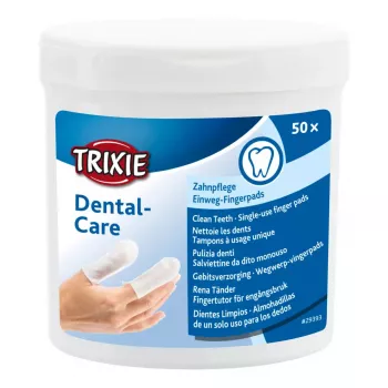 Šepečių rinkinys augintiniams Trixie TX-29393 skaidrus – higieninis šepetys katėms, šunims, triušiams, 300 g, 50 vnt.