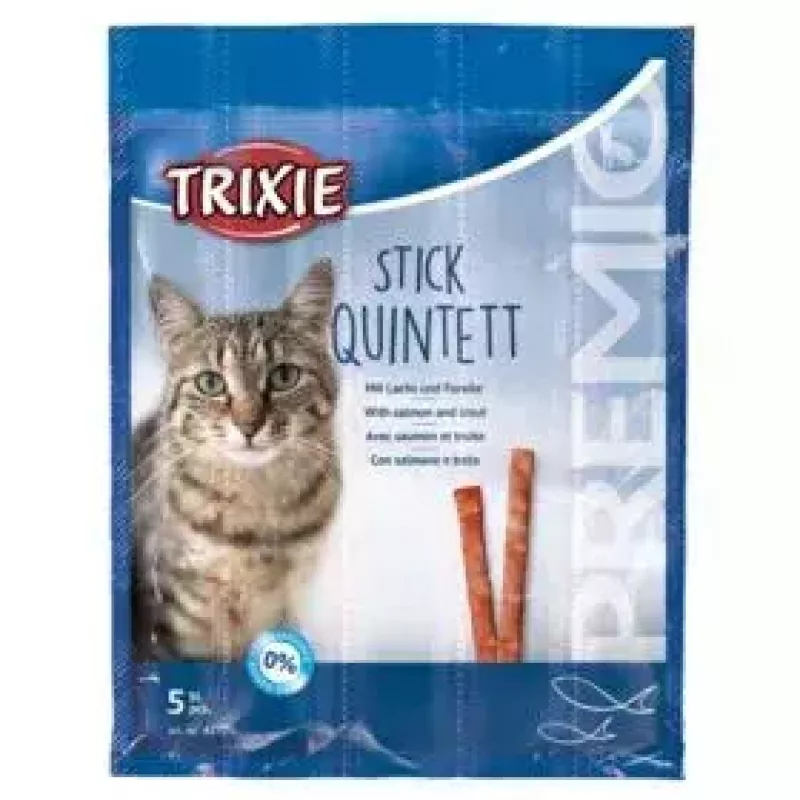 Papildomi mėsiški skanėstai katėms Trixie 42723, kalakutienos skonio, 25 g paketėlis, pakuotė po 5 vnt., baltymų 33,5%, riebalų 20%