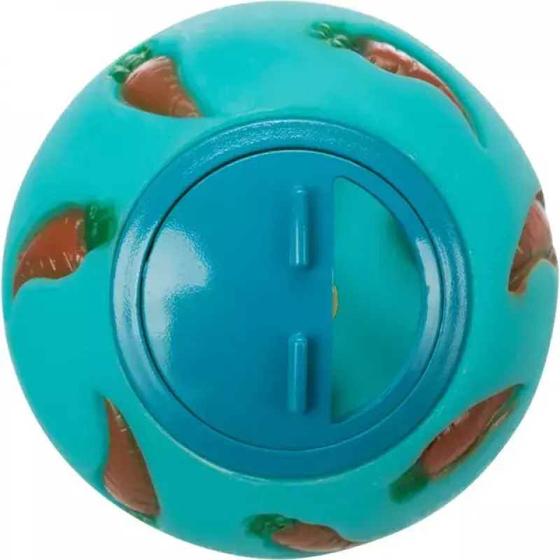 Trixie TX-6275 kamuolys su skanėstais triušiams, plastikinis, Ø 7 cm, įvairių spalvų