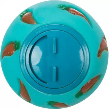 Trixie TX-6275 kamuolys su skanėstais triušiams, plastikinis, Ø 7 cm, įvairių spalvų