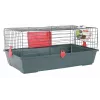 Narvelis graužikams ZOLUX Classic 80 – dviejų lygių metalo ir plastiko, 800×430×330 mm, 31 mm tarpeliai, pilkai raudonas