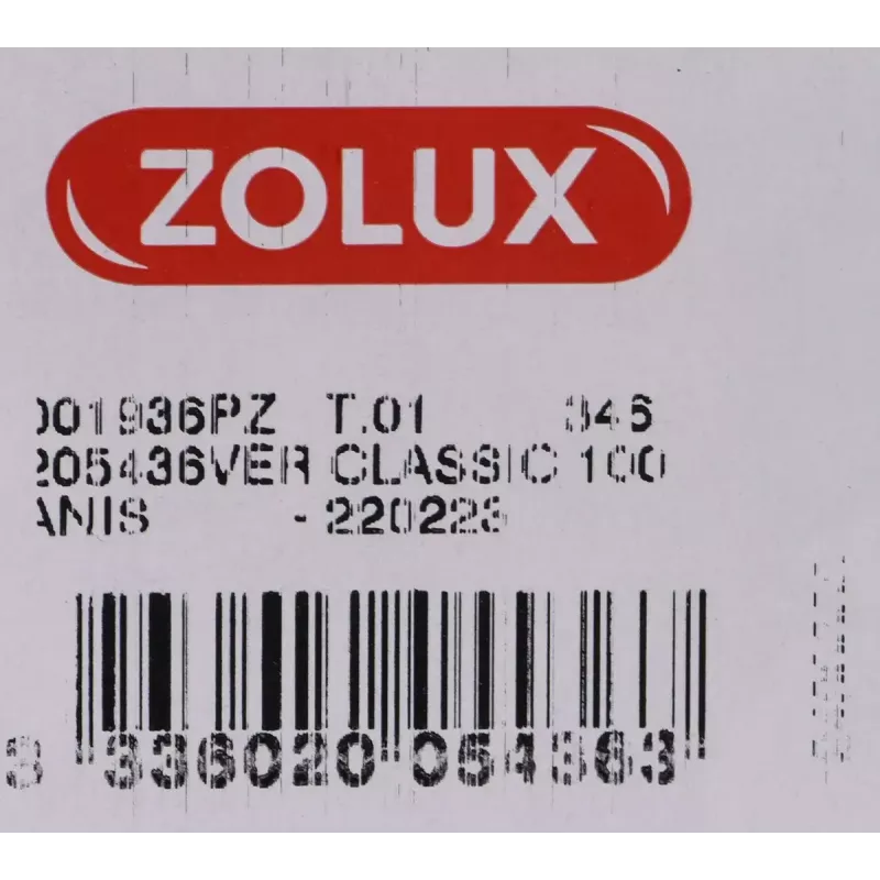 Narvas ZOLUX Classic 100 cm graužikams – metalas/plastikas, 980×520×380 mm, 3 kg, celadon