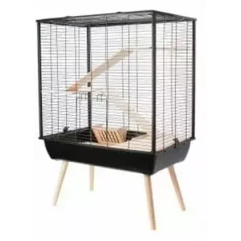 Narvas ZOLUX Neo Cozy Large graužikams H80 juodas – metalinis ir plastikinis narvas žiurkėms bei pelėms, H 80 cm, W 78 cm, D 48 cm