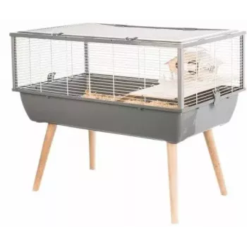 Narvas graužikams ZOLUX Neo Nigha H36, 2 aukštai, plastikinis padėklas, 780×480×360 mm, pilka