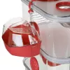 Narvelis graužikams ZOLUX Rody3 Trio – metalinis/plastikinis, 410×270×530 mm, 3 kg, su bėgimo ratuku