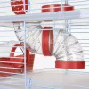 Narvelis graužikams ZOLUX Rody3 Trio – metalinis/plastikinis, 410×270×530 mm, 3 kg, su bėgimo ratuku