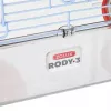Narvelis graužikams ZOLUX Rody3 Trio – metalinis/plastikinis, 410×270×530 mm, 3 kg, su bėgimo ratuku