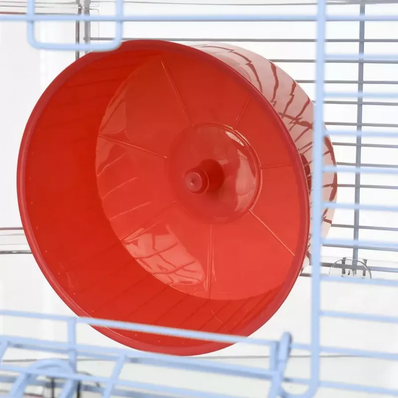 Narvelis graužikams ZOLUX Rody3 Trio – metalinis/plastikinis, 410×270×530 mm, 3 kg, su bėgimo ratuku