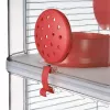 Narvelis graužikams ZOLUX Rody3 Trio – metalinis/plastikinis, 410×270×530 mm, 3 kg, su bėgimo ratuku
