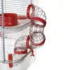 Narvelis graužikams ZOLUX Rody3 Trio – metalinis/plastikinis, 410×270×530 mm, 3 kg, su bėgimo ratuku