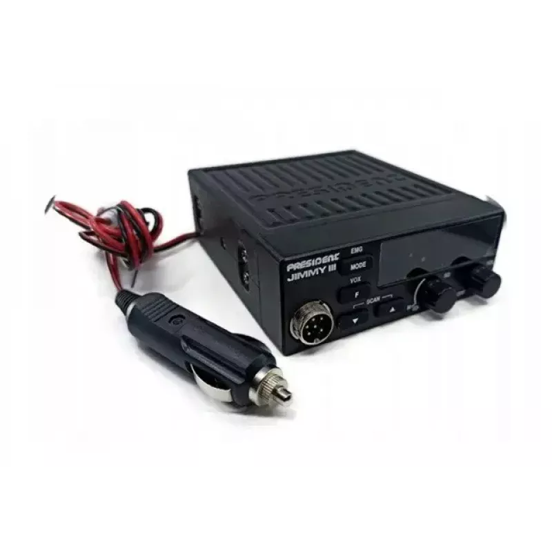 CB radijo stotis President Jimmy III AM/FM 4W maitinimas 12V