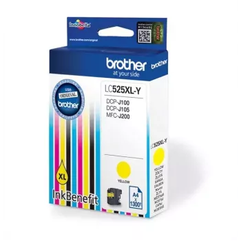 Originalus Brother LC525XLY geltonas kasetė – itin didelės talpos (Super High Yield)