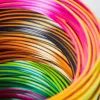 3Doodler FLOW-TRIFILLS 3D spausdinimo medžiaga PLA 260 g (juoda, mėlyna, varinė, auksinė, žalia, violetinė, raudona)
