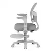 Sukamoji kėdė mark adler Junior 5.0 – ergonominis tinklinis atlošas, putų sėdynė, reguliuojamas aukštis 42–54 cm, pilka