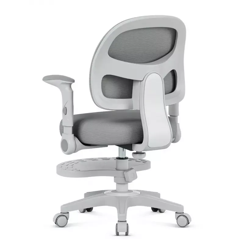 Sukamoji kėdė mark adler Junior 5.0 – ergonominis tinklinis atlošas, putų sėdynė, reguliuojamas aukštis 42–54 cm, pilka