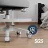 Sukamoji kėdė mark adler Junior 5.0 – ergonominis tinklinis atlošas, putų sėdynė, reguliuojamas aukštis 42–54 cm, pilka