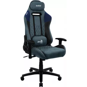 Aerocool DUKE AeroSuede universali žaidimų kėdė juoda, mėlyna