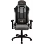 Žaidimų kėdė AEROCOOL DUKE AeroSuede juoda pilka — 2D porankiai, butterfly mechanizmas, max vartotojas 150 kg