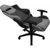 Žaidimų kėdė AEROCOOL DUKE AeroSuede juoda pilka — 2D porankiai, butterfly mechanizmas, max vartotojas 150 kg