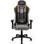 Aerocool DUKE AeroSuede universali žaidimų kėdė, juoda, ruda, pilka