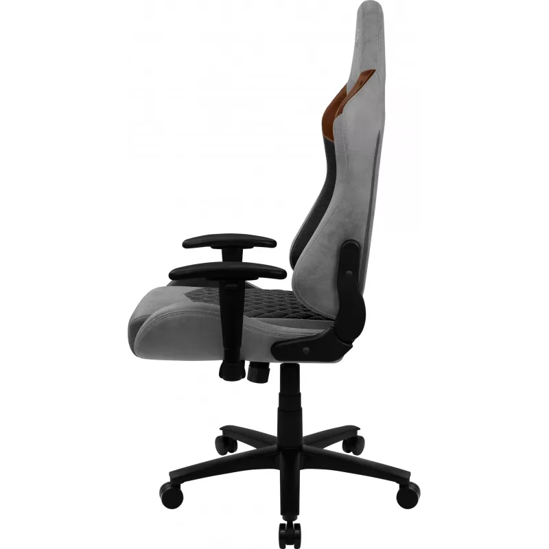Aerocool DUKE AeroSuede universali žaidimų kėdė, juoda, ruda, pilka