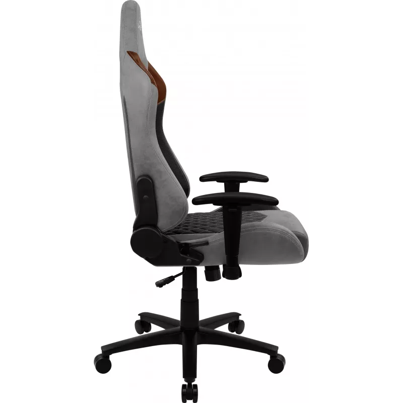 Aerocool DUKE AeroSuede universali žaidimų kėdė, juoda, ruda, pilka