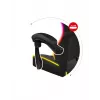 Žaidimų kėdė Huzaro FORCE 4.4 RGB Black – audeklinė prikimšta sėdynė, reguliuojamas atlošas, RGB apšvietimas, iki 130 kg