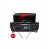 Gaming stalas Huzaro Hero 1.4 Black stačiakampis MDF 1000x500x750 mm