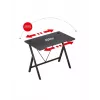Gaming stalas Huzaro Hero 1.4 Black stačiakampis MDF 1000x500x750 mm