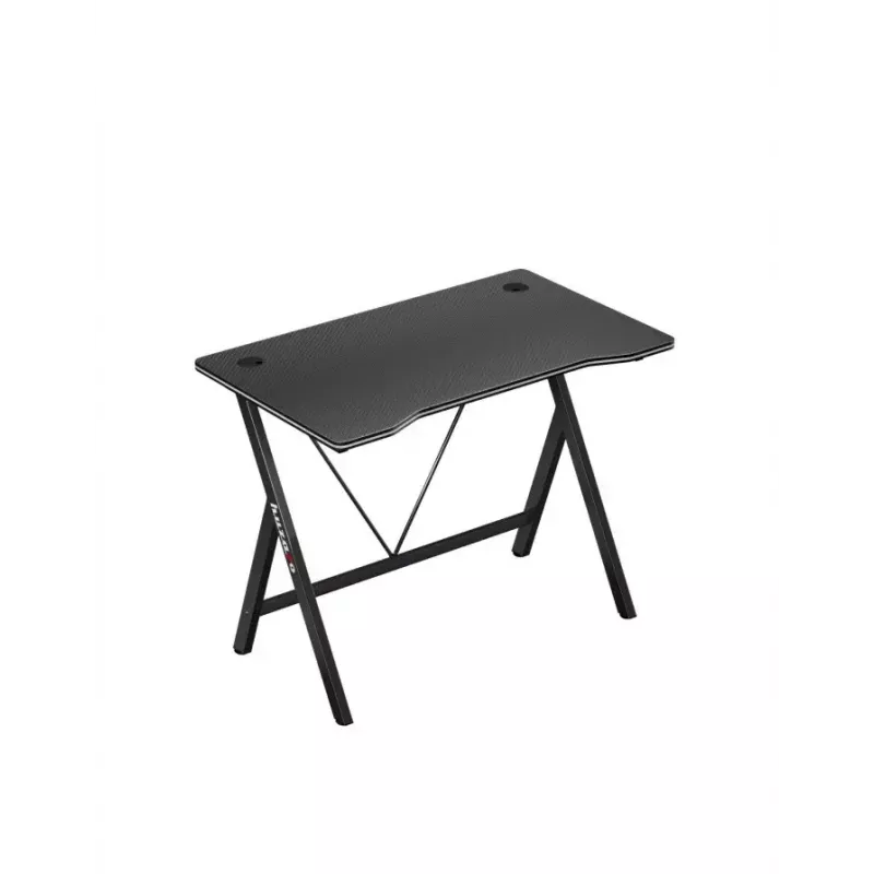 Gaming stalas Huzaro Hero 1.4 Black stačiakampis MDF 1000x500x750 mm