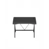 Gaming stalas Huzaro Hero 1.4 Black stačiakampis MDF 1000x500x750 mm