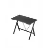 Gaming stalas Huzaro Hero 1.4 Black stačiakampis MDF 1000x500x750 mm