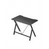 Gaming stalas Huzaro Hero 1.4 Black stačiakampis MDF 1000x500x750 mm