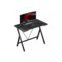 Gaming stalas Huzaro Hero 1.4 Black stačiakampis MDF 1000x500x750 mm