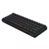 Mechaninė žaidimų klaviatūra SAVIO BLACKOUT X2 BLUE, 61 klavišų 60% USB-C atjungiamas laidas, RGB LED, Outemu Blue jungikliai, N-key rollover